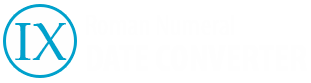 Roman Numeral Date Converter Logo